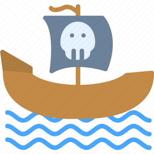 Adventure, ocean, old, pirate, sail, sea, ship icon - Download on Iconfinder
