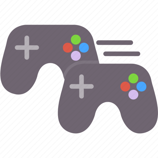 Joysticks, multiplayer, players, two, videogames icon - Download on Iconfinder
