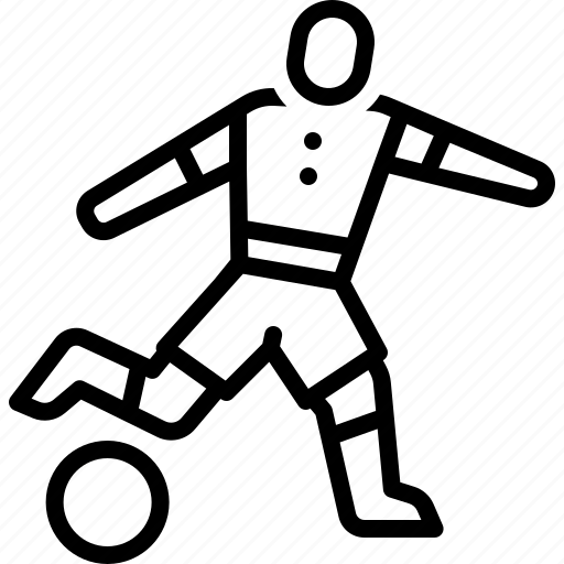 Ball game, game, kick, player, football, sport, sportsman icon - Download on Iconfinder