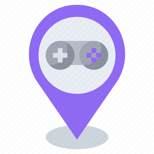 Gaming, location, pin, placeholder icon - Download on Iconfinder