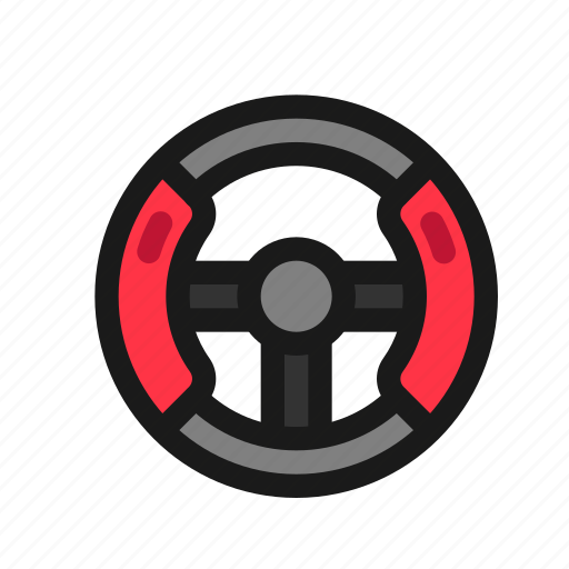 Steering, wheel, game, controller, racing, car, simulator icon - Download on Iconfinder