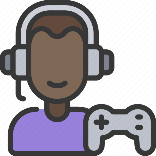 Gamer, boy, gaming, avatar, user, person, male icon - Download on Iconfinder