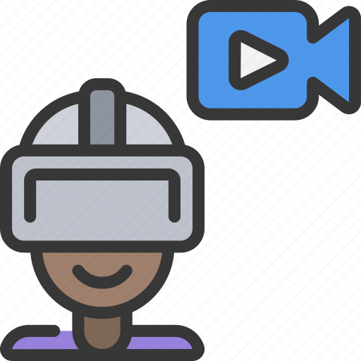 Live, stream, vr, gaming, virtual, reality, video icon - Download on Iconfinder