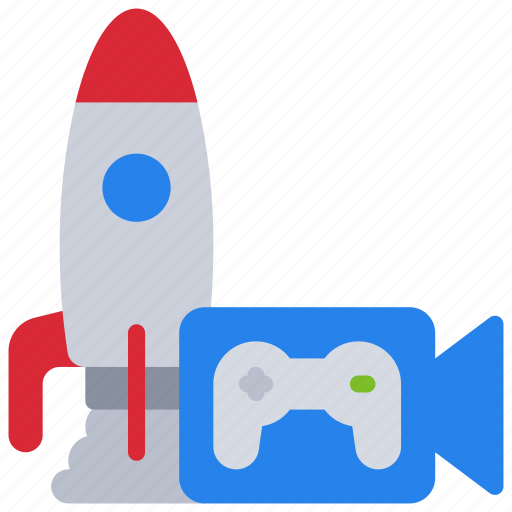 Launch, live, stream, gaming, rocket, video icon - Download on Iconfinder