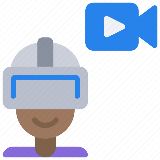 Live, stream, vr, gaming, virtual, reality, video icon - Download on Iconfinder