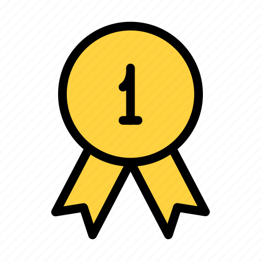 Badge, winner, first, prize, champion icon - Download on Iconfinder