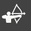 archer, arrow, person, target 