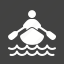 boat, person, rowing, water 