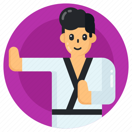 Karate man, martial art, karate, judo, karate guy icon - Download on Iconfinder
