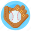 sports glove, baseball glove, baseball mitt, gaming glove, mitten 