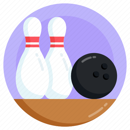 Alley pins, bowling ball, hitting pins, bowling game, bowling pins icon - Download on Iconfinder