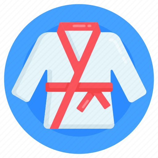 Karate accessory, apparel, karate shirt, karate suit, martial art suit icon - Download on Iconfinder