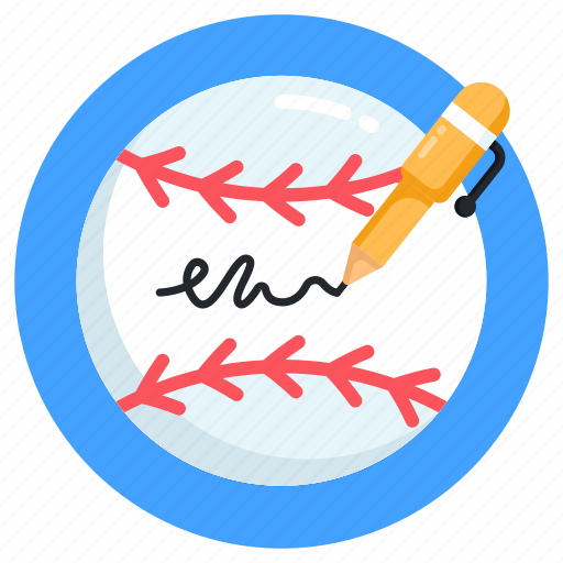 Ball signature, autograph ball, sign, autograph, signature icon - Download on Iconfinder