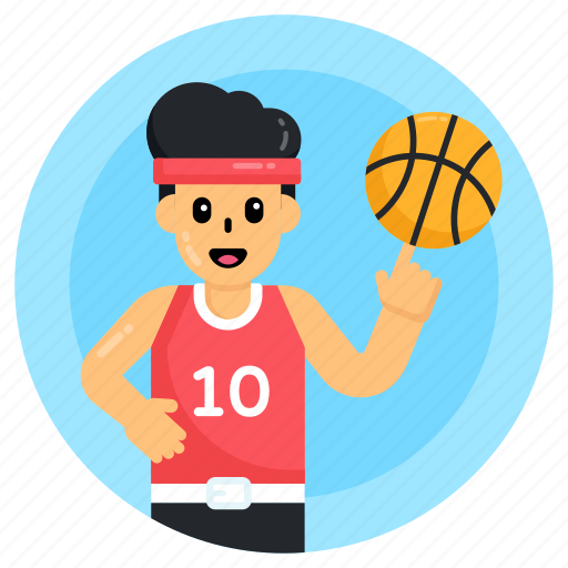 Sportsman, player, basketball player, athlete, sports person icon - Download on Iconfinder