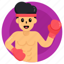 sportsman, boxer, fighter, prize fighter, male boxer