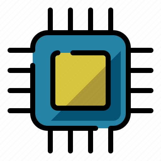 Chip, chipset, microchip, processor icon - Download on Iconfinder