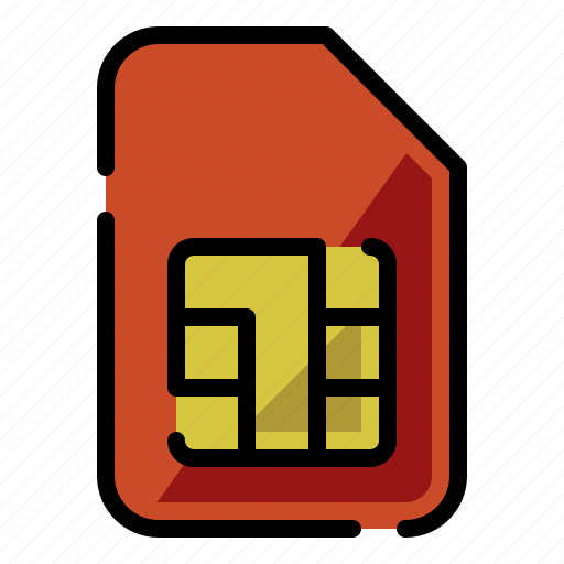 Gsm, phone sim, sim, sim card icon - Download on Iconfinder