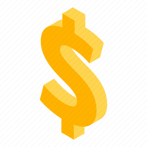 Business, cartoon, dollar, gold, isometric, money, wealth icon - Download on Iconfinder