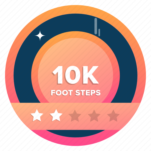 Award, badge, challenge, checkin, checkins, foot, running icon - Download on Iconfinder