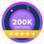 200k, badge, challenge, checkins, goal, running, social 