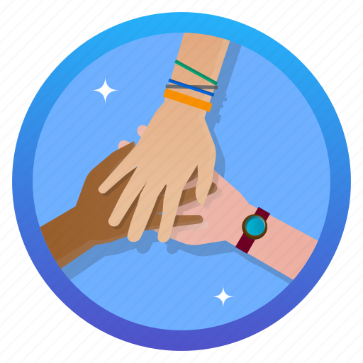 Badge, friends, hands, hands1, shakhands, unity icon - Download on Iconfinder