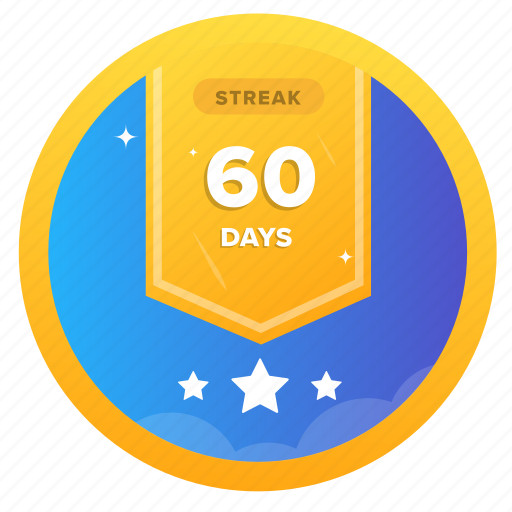 Award, badge, challenge, goal, social, streak icon - Download on Iconfinder