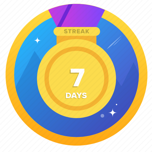 Award, badge, badges, challenge, goal, social, streak icon - Download on Iconfinder