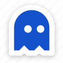 pacman, ghost, game, gaming, retro, console, scary