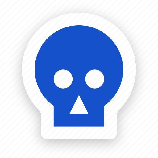 Skull, scary, halloween, horror, death, skeleton, spooky icon - Download on Iconfinder