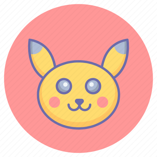 Cartoon character, game, pikachu, pokemon, pokemon game, pokemon head icon - Download on Iconfinder