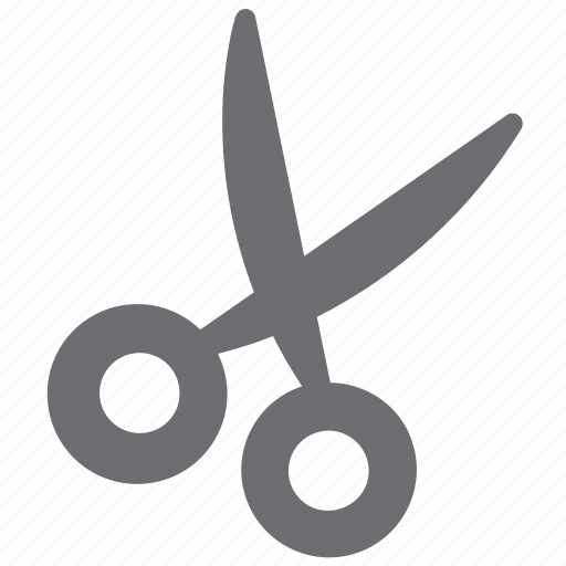 Cut, edit, gray, scissors, sharp icon - Download on Iconfinder