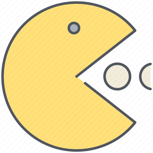 Pacman, eating, entertainment, game, gaming, retro icon - Download on Iconfinder