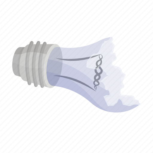 Broken, garbage, glass, light bulb, trash, waste icon - Download on Iconfinder