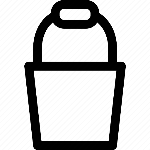 Bucket, garden, handle, ice, milk, water icon - Download on Iconfinder