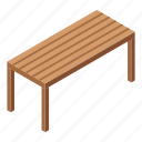 bench, cartoon, furniture, isometric, texture, wood, wooden