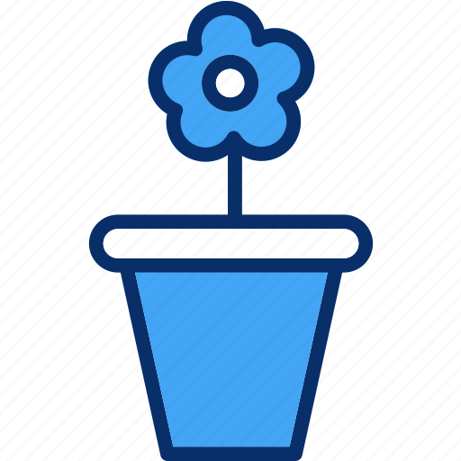 Garden, flower pot icon, pot, flower pot icon - Download on Iconfinder