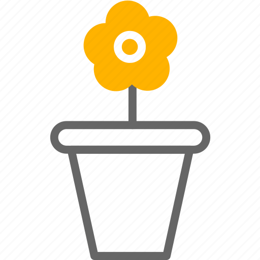 Flower pot icon, garden, pot, flower pot icon - Download on Iconfinder