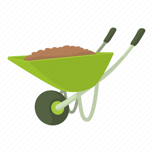 Agriculture, barrow, carry, cart, cartoon, design, wheelbarrow icon - Download on Iconfinder