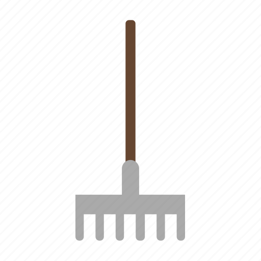 Garden, gardening, rake, tool, work icon - Download on Iconfinder