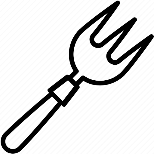 Fork, gardening, hand, tools icon - Download on Iconfinder