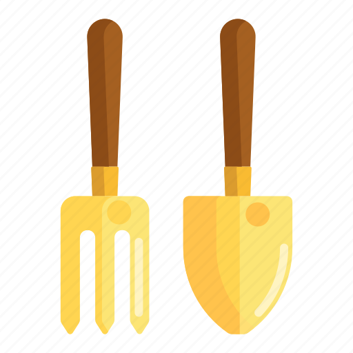 Fork, gardening equipment, gardening tools, trowel icon - Download on Iconfinder