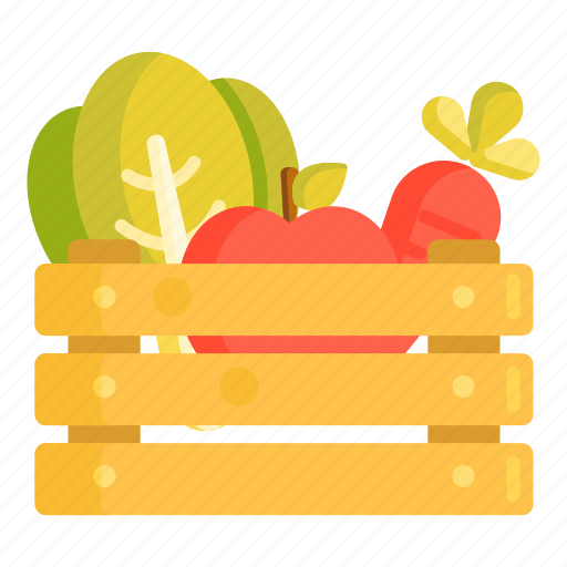 Fruit basket, groceries, harvest icon - Download on Iconfinder