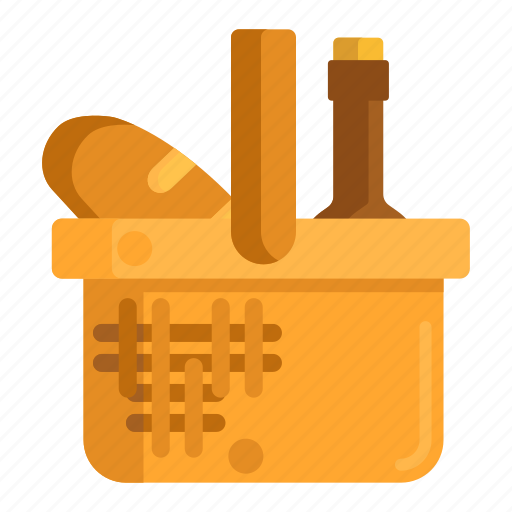 Basket, picnic, picnic basket icon - Download on Iconfinder