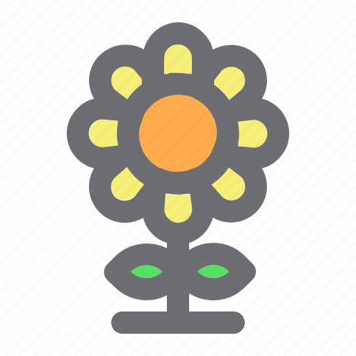 Agriculture, farming, flower, gardening, nature, plant, sunflower icon - Download on Iconfinder