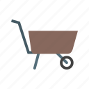 barrow, cart, garden, gardening, plastic, spade, wheelbarrow 