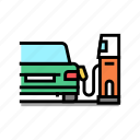 refuel, car, gas, station, refueling, equipment