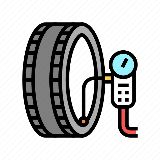 Wheel, inflation, gas, station, refueling, equipment icon - Download on Iconfinder