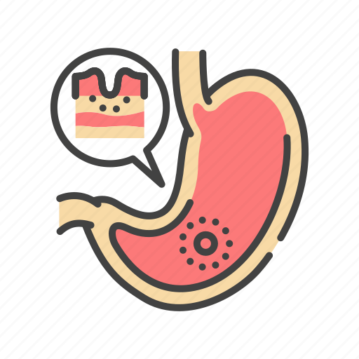 Anatomy, disease, gastritis, gastroenterology, stomach icon - Download on Iconfinder