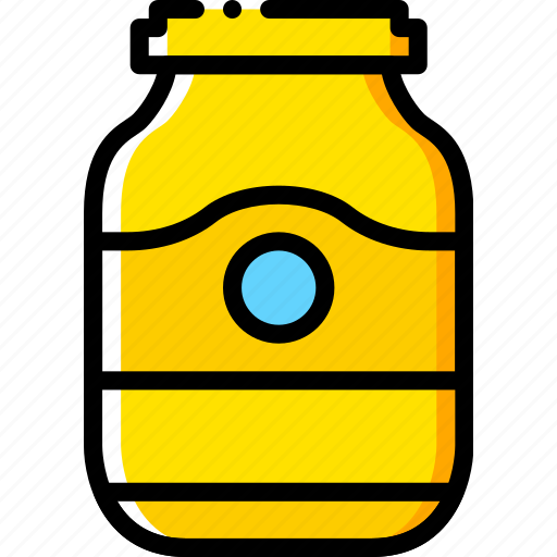 Cooking, food, gastronomy, jar, moustard icon - Download on Iconfinder