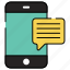 mobile chat, mobile message, mobile communication, mobile conversation, mobile text 